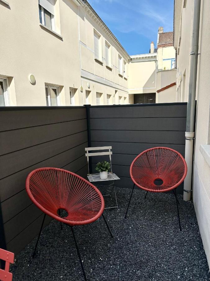 ランスLe Sacre - Centre - Cour Privative - Parkingアパートメント エクステリア 写真